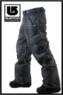 Spodnie Burton Poacher Insulated blk/wht